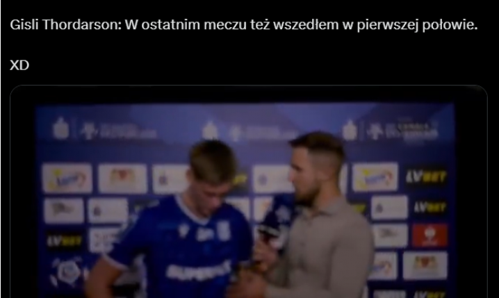 ODPOWIEDŹ piłkarza Lecha na nietrafione pytanie dziennikarza xD